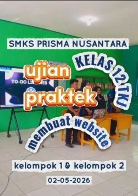 Perdana SMK Prisma Nusantara Gelar Uji Kompetensi Final Project Pemrograman Web